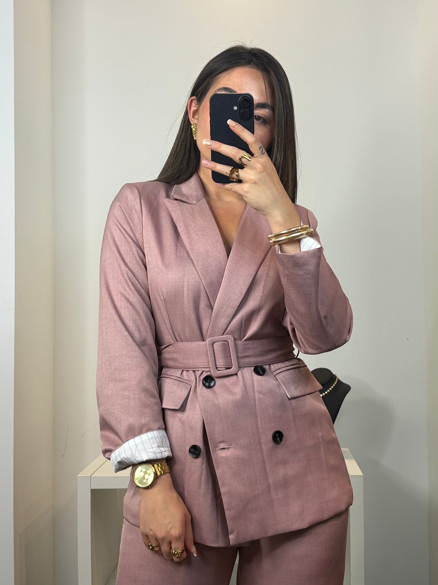 ENSEMBLE BLAZER AVEC CEINTURE