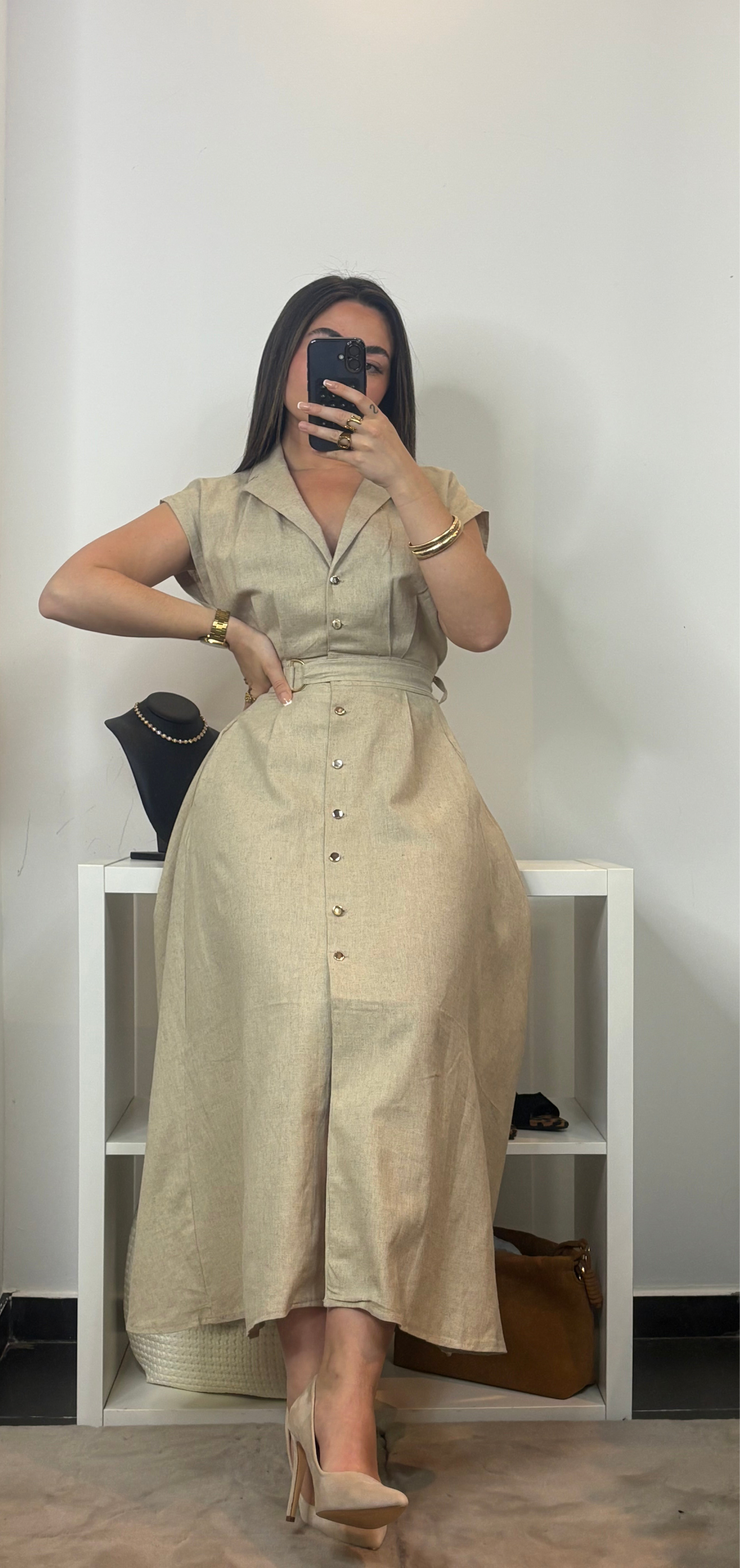 ROBE EN LIN