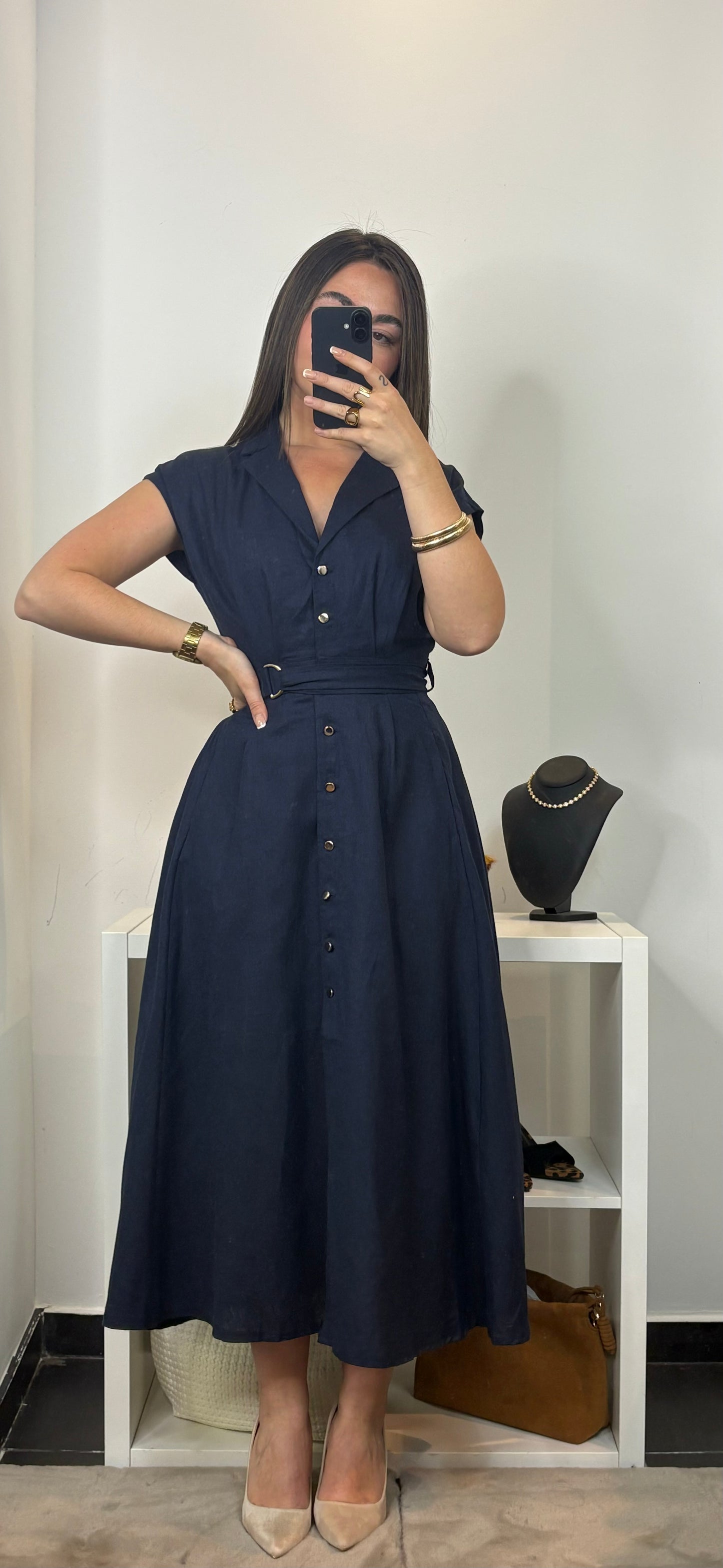 ROBE EN LIN