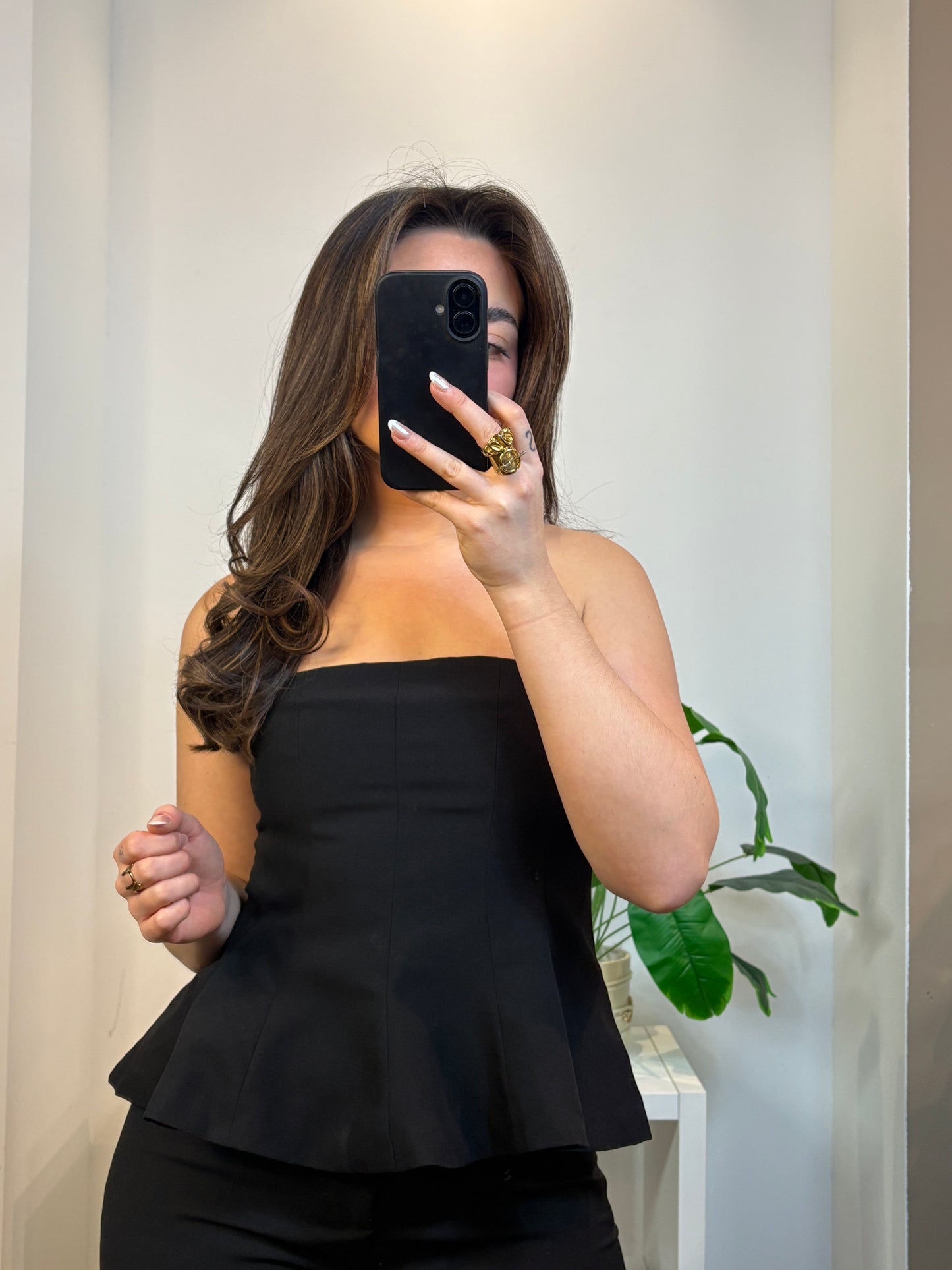 BUSTIER POPLIN