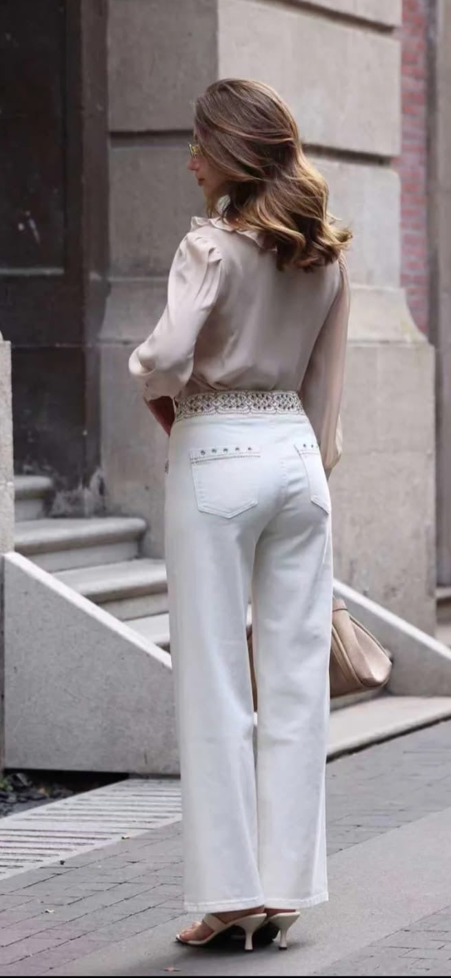 JEANS BRODÉE