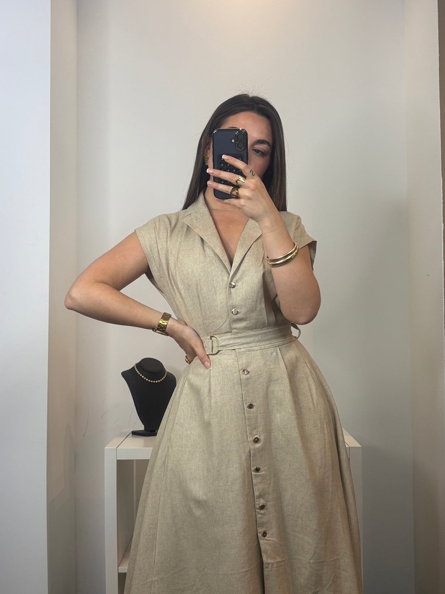 ROBE EN LIN