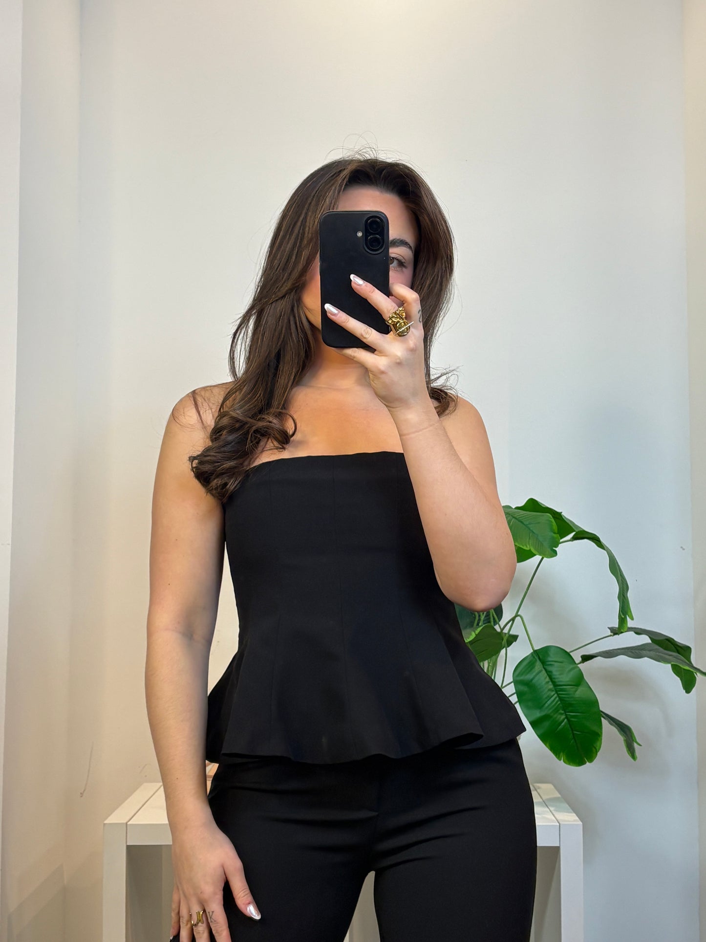 BUSTIER POPLIN