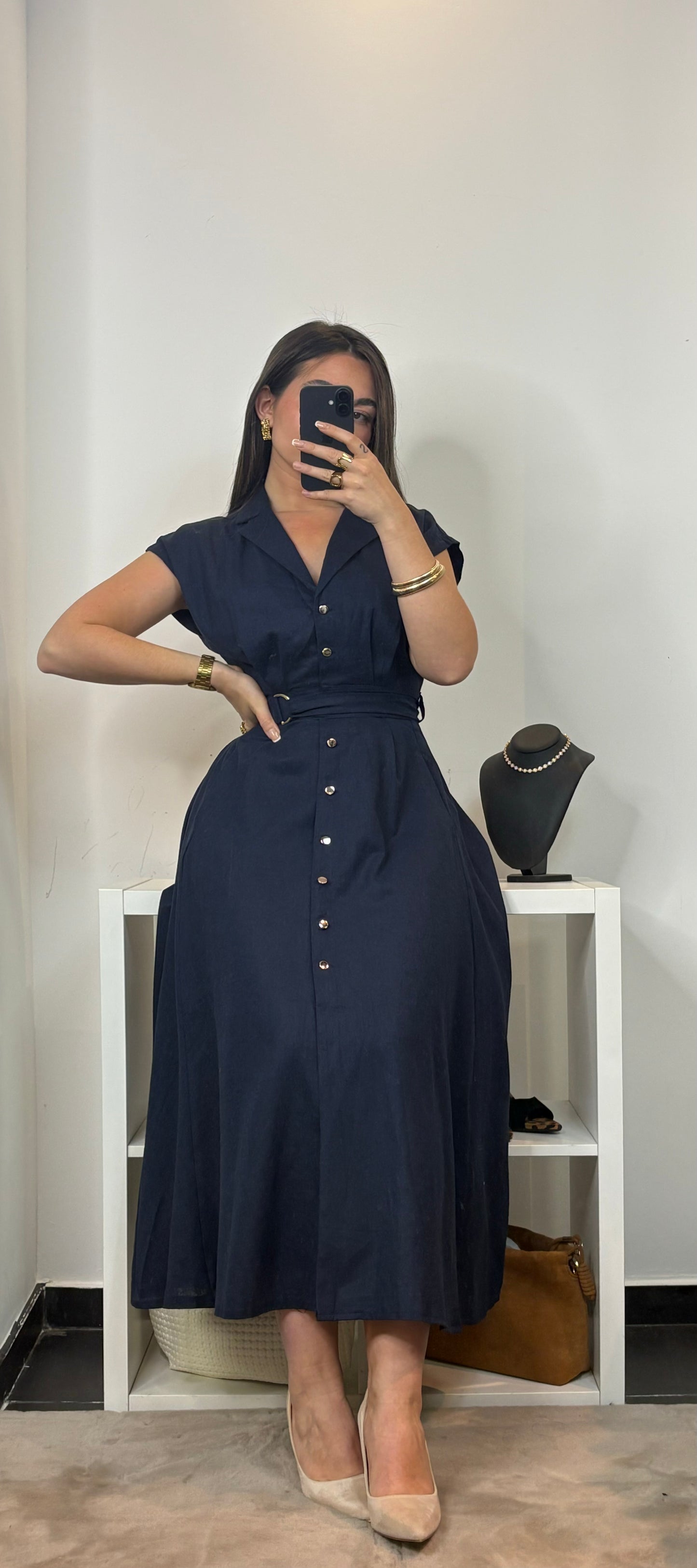 ROBE EN LIN