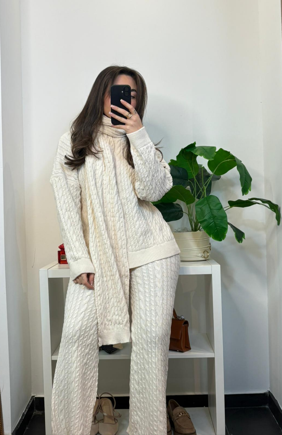 ENSEMBLE 3 PIECES TRESSÉ