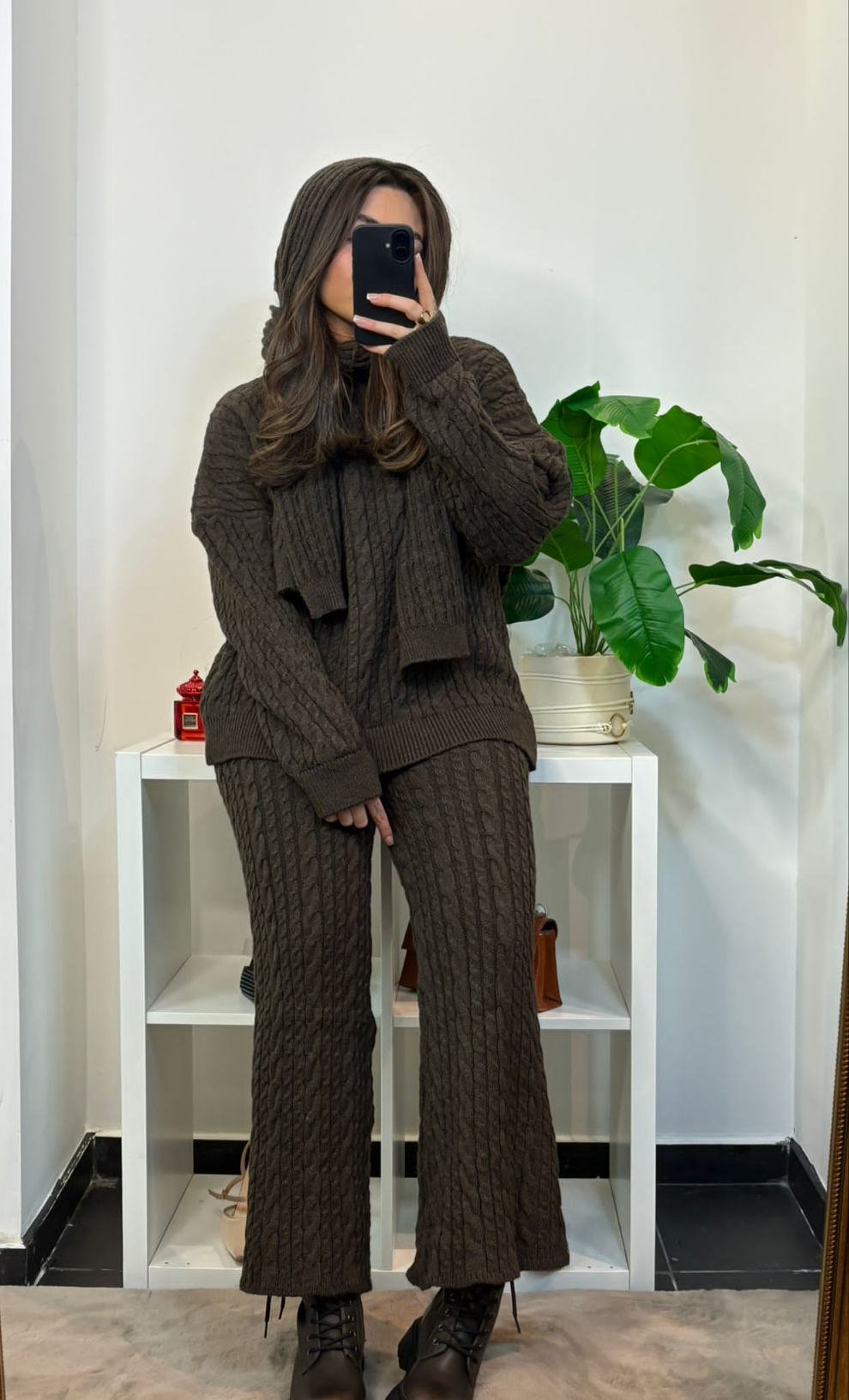 ENSEMBLE 3 PIECES TRESSÉ