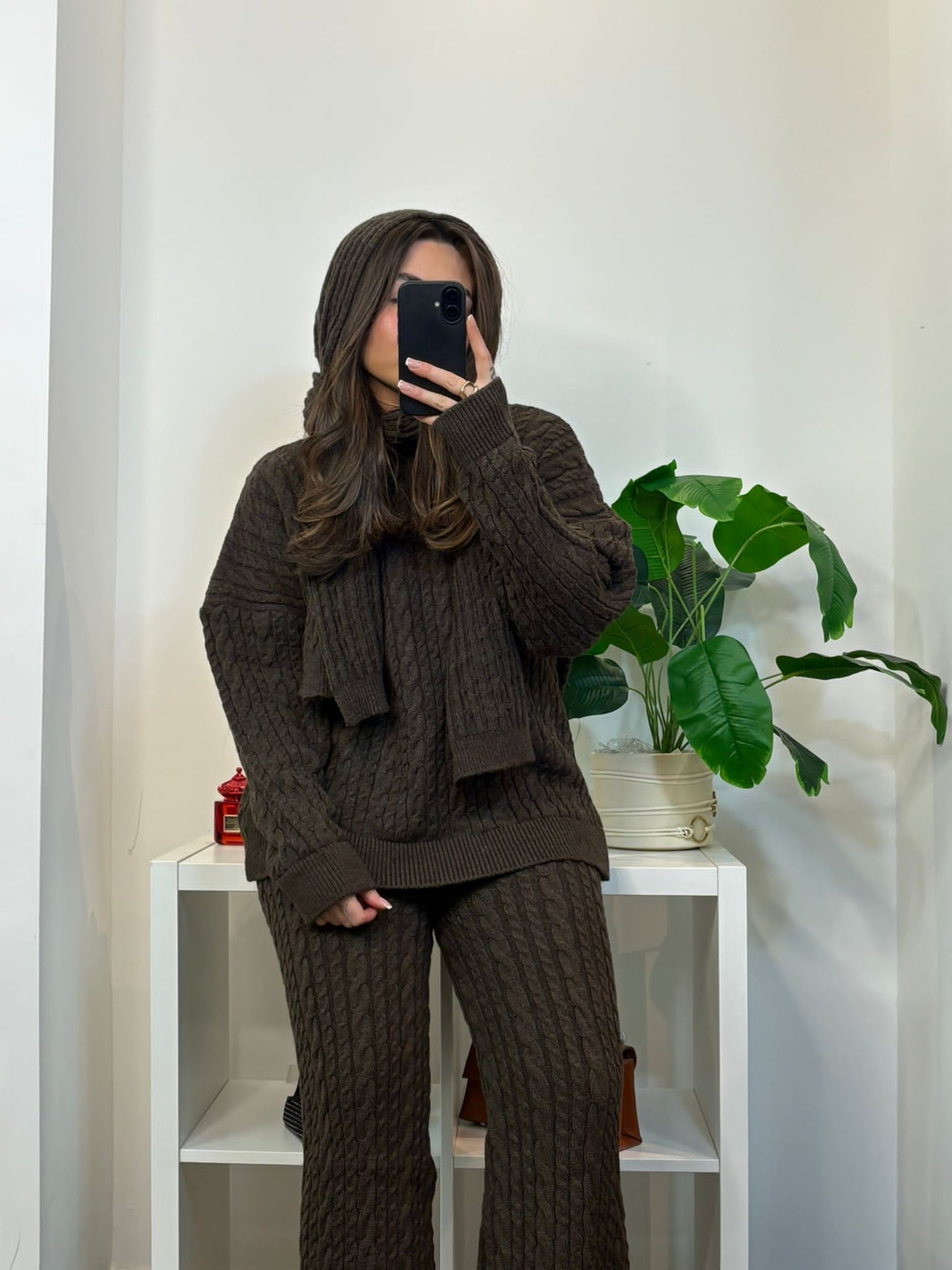 ENSEMBLE 3 PIECES TRESSÉ