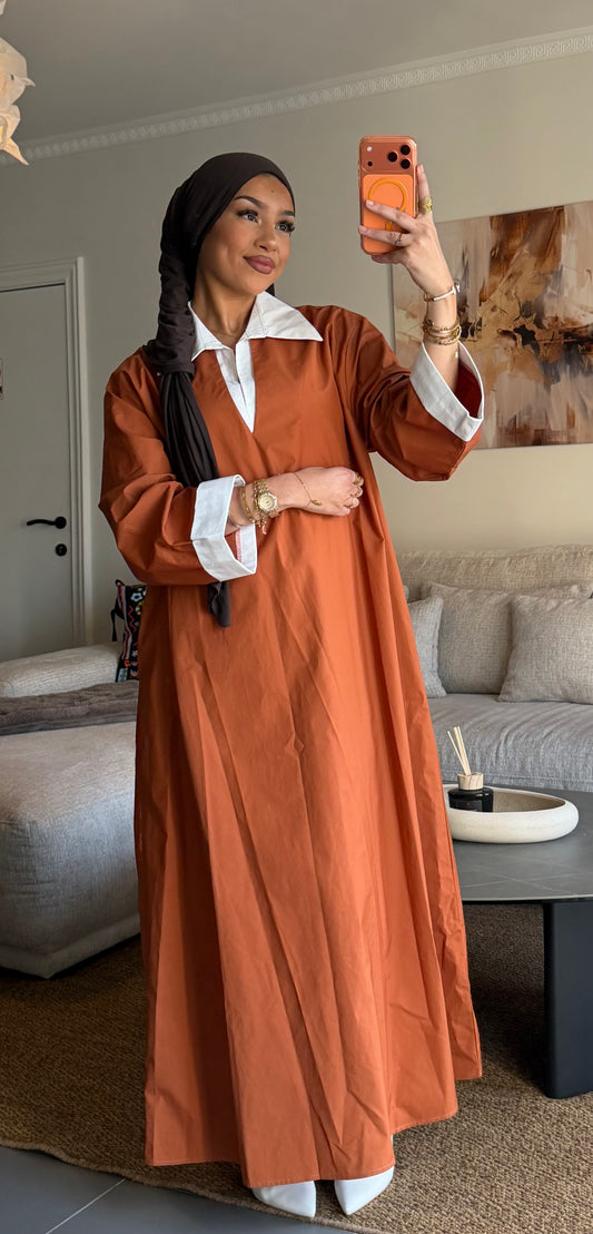 ROBE MATIÈRE CHEMISE