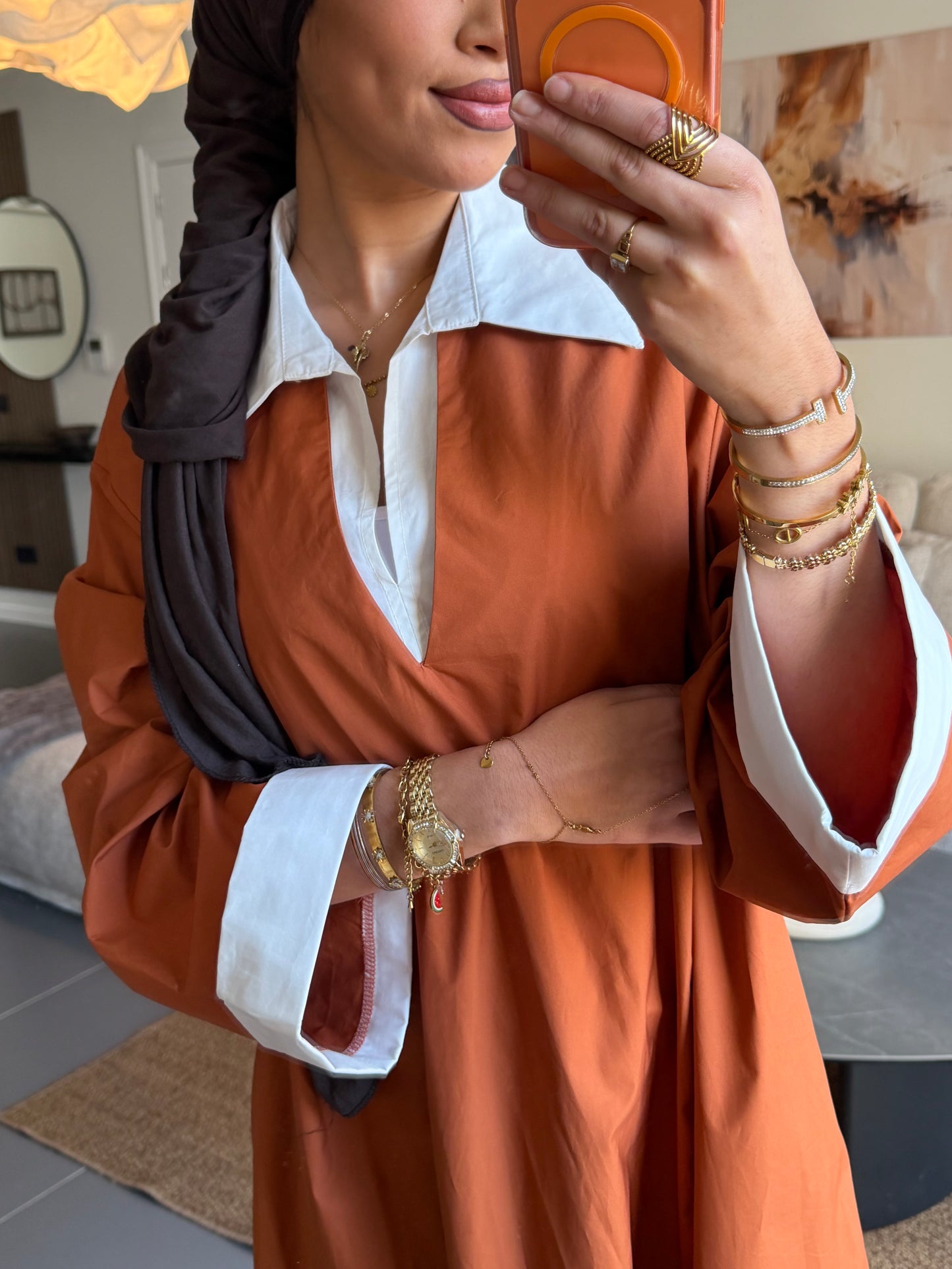 ROBE MATIÈRE CHEMISE