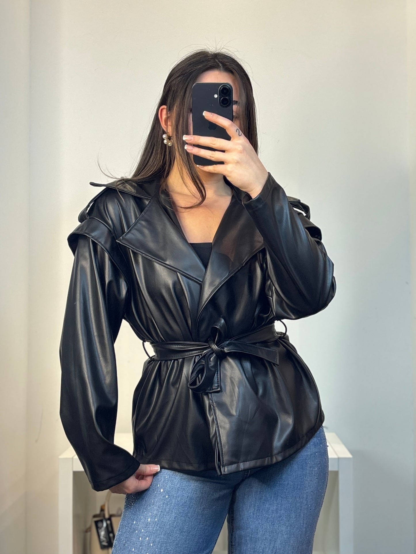 VESTE SIMILICUIR