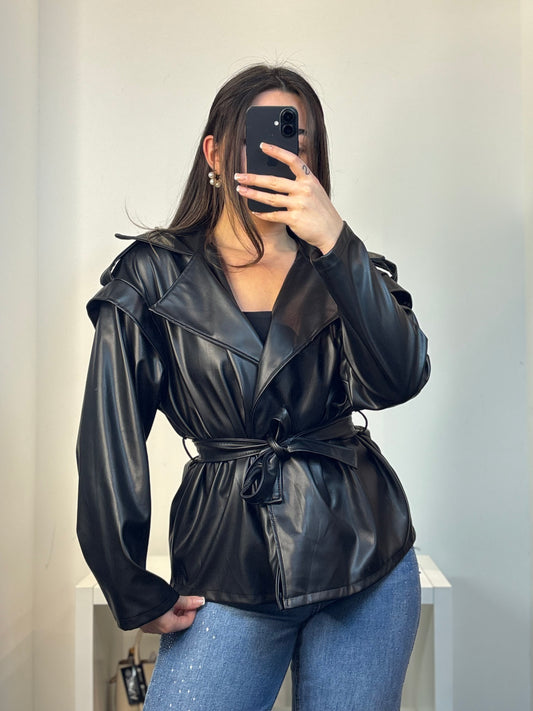 VESTE SIMILICUIR