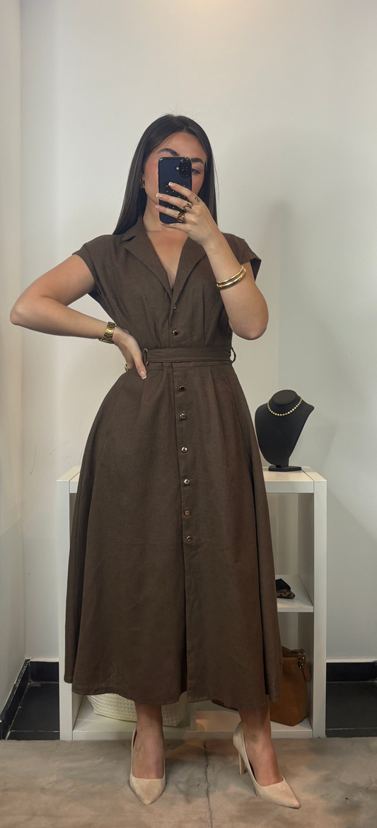 ROBE EN LIN