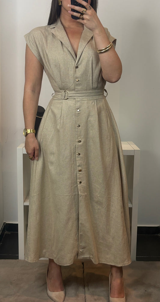 ROBE EN LIN