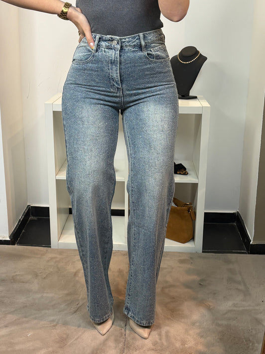 JEANS À EFFET DECHIRER