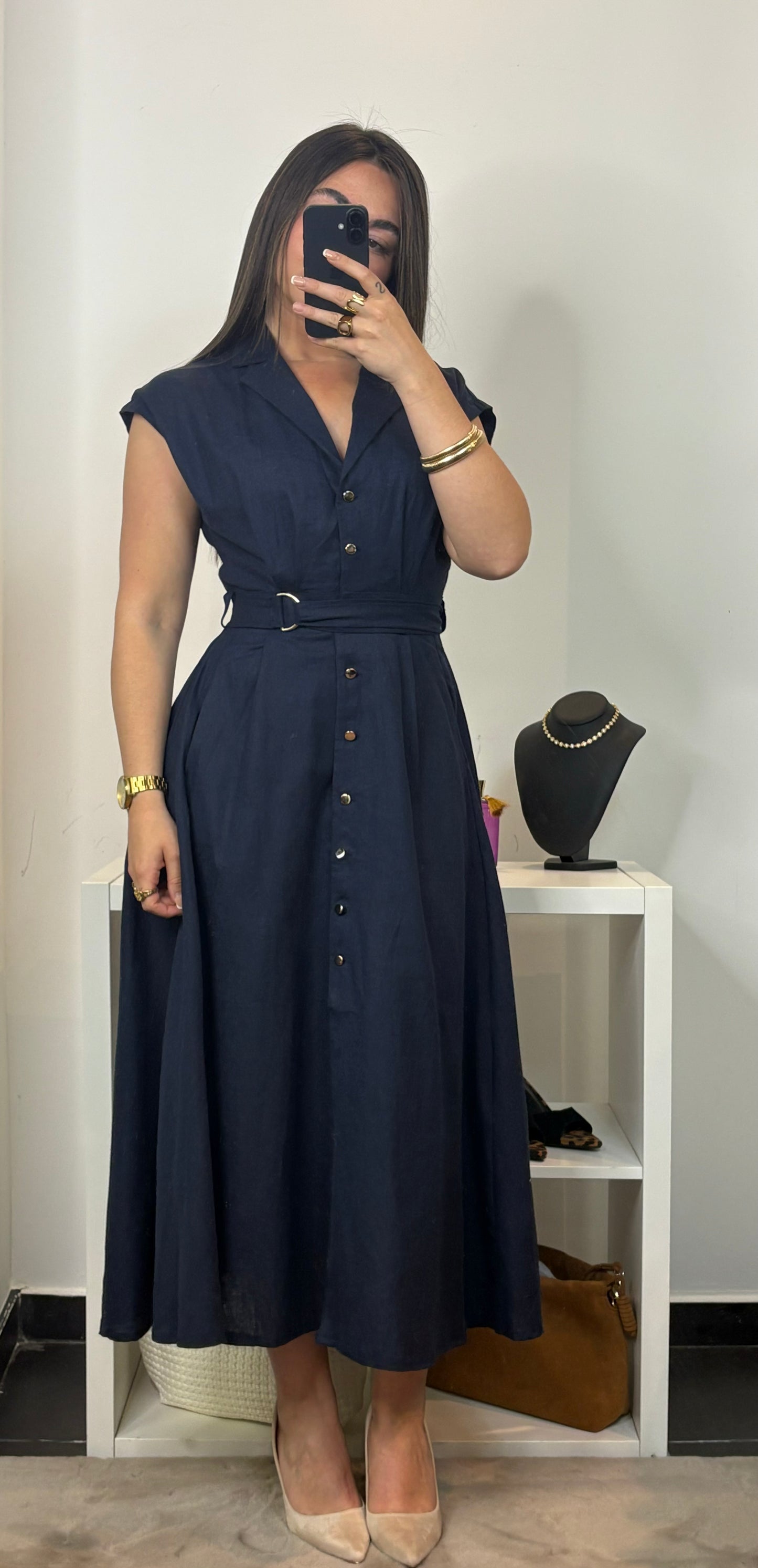 ROBE EN LIN