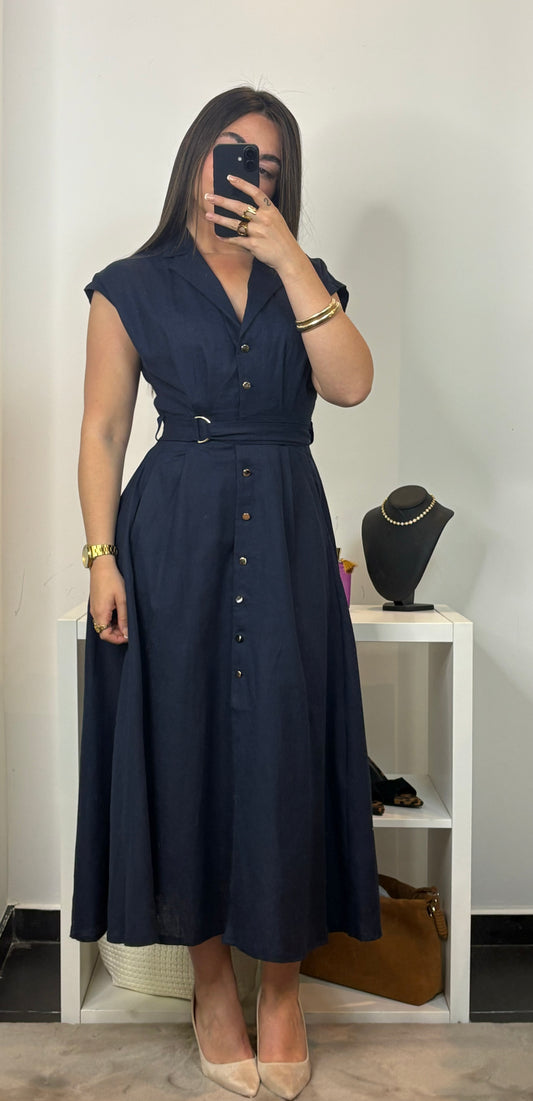 ROBE EN LIN