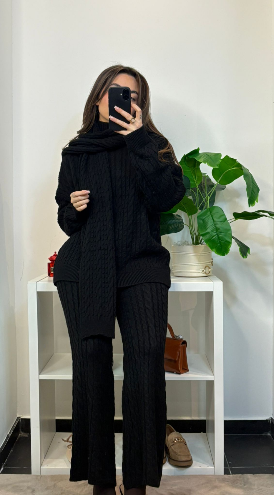 ENSEMBLE 3 PIECES TRESSÉ