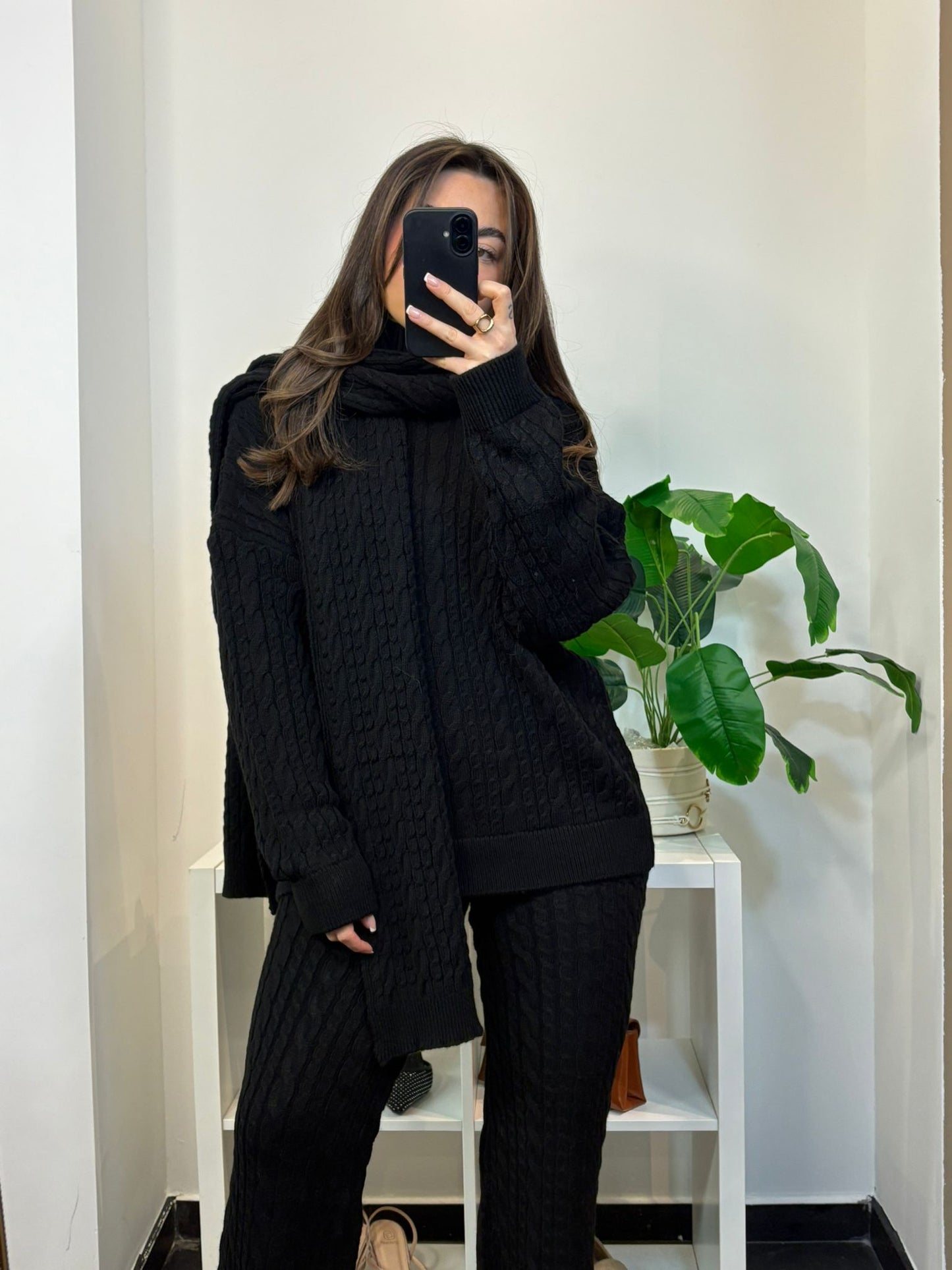 ENSEMBLE 3 PIECES TRESSÉ