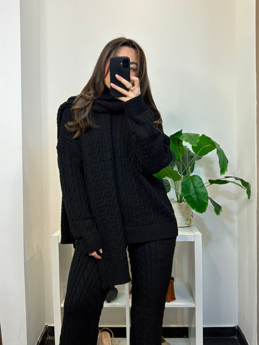 ENSEMBLE 3 PIECES TRESSÉ