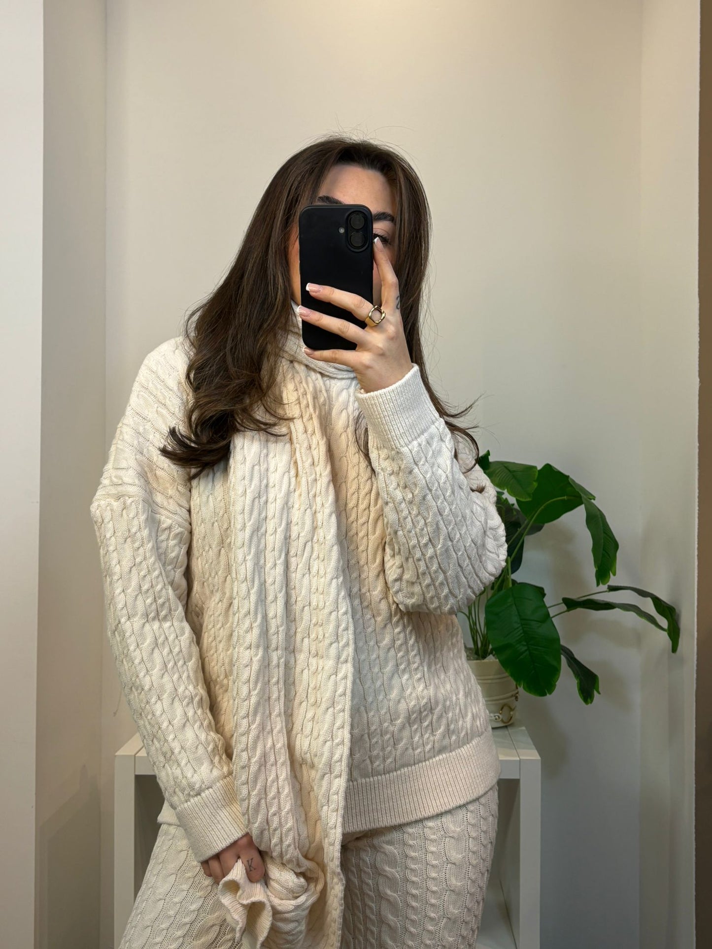 ENSEMBLE 3 PIECES TRESSÉ