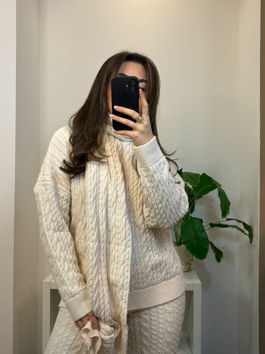 ENSEMBLE 3 PIECES TRESSÉ