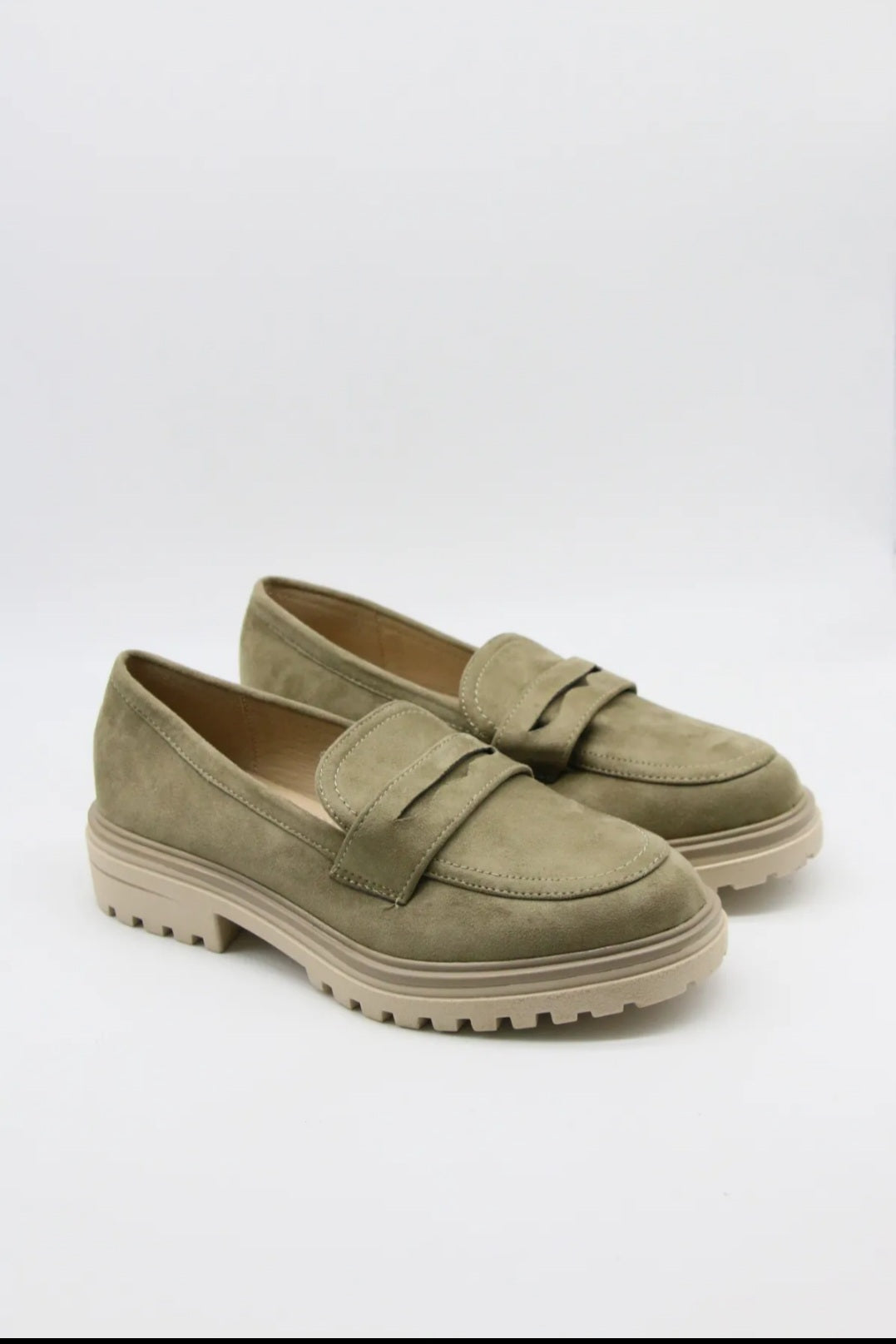MOCASSINS EFFET DAIM
