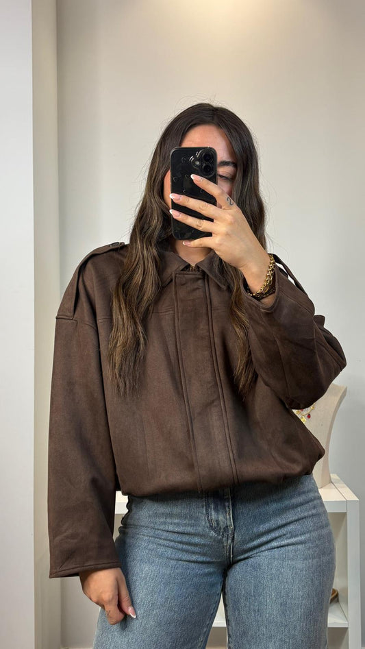 BLOUSON SUEDINE
